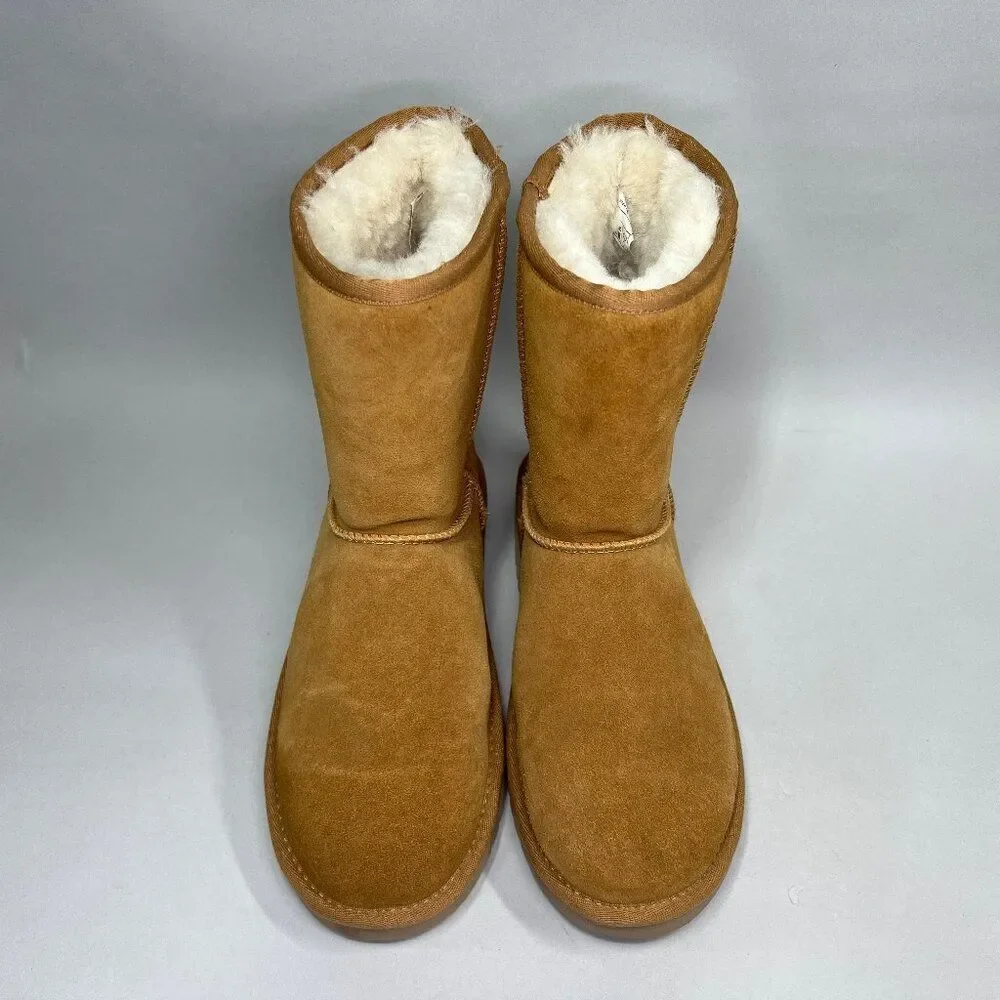 Koolaburra Women's Size 9 Koola Short Chestnut Suede‎ Winter Boots